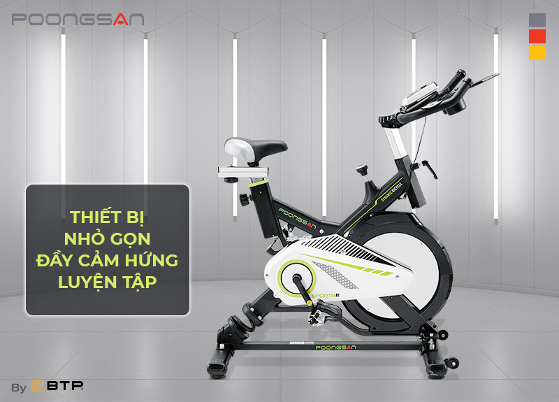 Xe đạp tập thể thao BEP-668 với thiết kế nhỏ gọn đầy cảm hứng